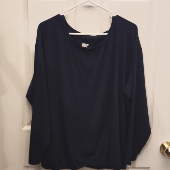 Lands' End Tops - ⭐️Lands End basic longsleeve oversize top size 1X